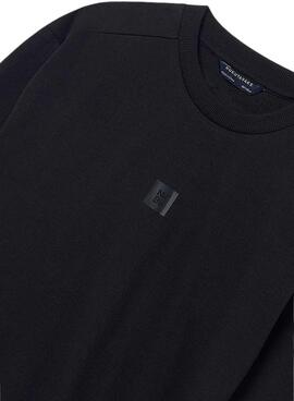 Sweat à capuche Mayoral noir pour garçon