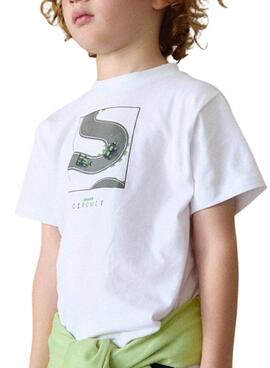 Ensemble jaune de maire pour garçon sur la route