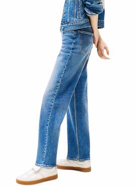 Jean slim Tommy Jeans Layla bleu moyen pour femme