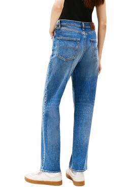 Jean slim Tommy Jeans Layla bleu moyen pour femme
