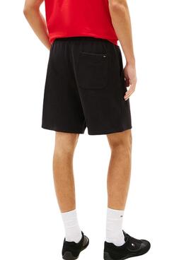 Short Tommy Jeans Signature noir pour homme