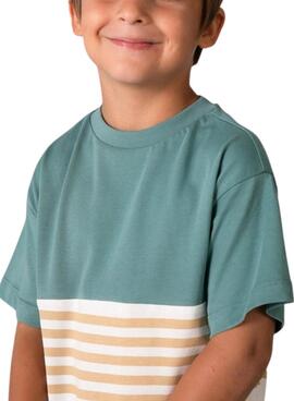 Ensemble de 3 pièces Mayoral bleu pour garçon.