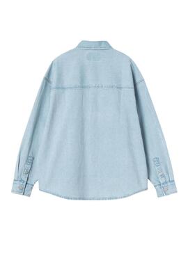 Chemise en jean Carhartt WIP bleu clair pour femme