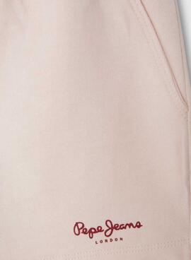 Pepe Jeans Gab corto rosa para niña.