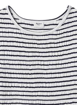 T-shirt Pepe Jeans Gracie à rayures pour fille