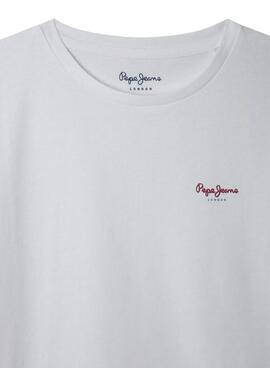 T-shirt Pepe Jeans Gigi blanche pour fille