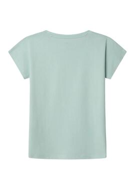 T-shirt Pepe Jeans Gigi bleu pour fille