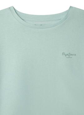 T-shirt Pepe Jeans Gigi bleu pour fille