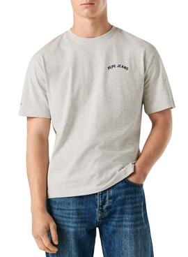 T-shirt Pepe Jeans Gideon gris pour homme