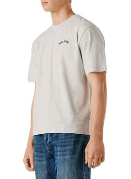 T-shirt Pepe Jeans Gideon gris pour homme