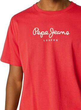 T-shirt Pepe Jeans Eggo rouge pour homme