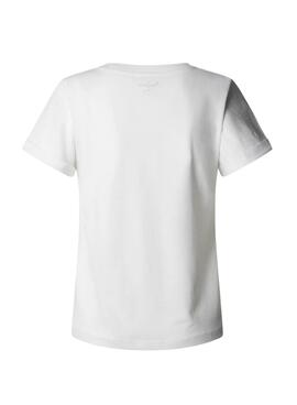 T-shirt Pepe Jeans Nadda blanc pour femme