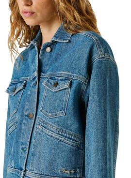 Veste en jean Pepe Jeans Relaxed bleu pour femme