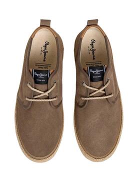 Espadrilles Pepe Jeans Port marron pour homme