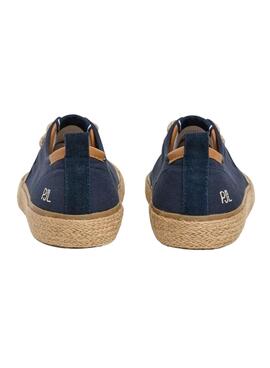 Espadrilles Pepe Jeans Port bleu marine pour homme