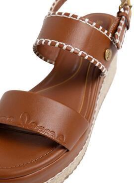 Sandales Pepe Jeans Billie marron pour femme