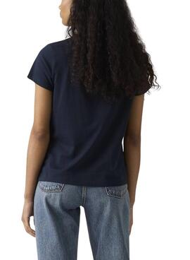 T-shirt Levis The Perfect Tee bleu marine pour femme.