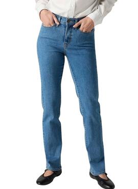 Jean Levis 314 Shaping Straight bleu pour femme