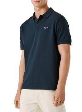 Polo Pepe Jeans Oscar bleu marine pour homme
