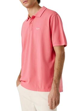 Polo Pepe Jeans Oscar rose pour homme