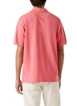 Polo Pepe Jeans Oscar rose pour homme