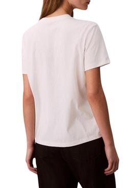 Maillot Calvin Klein Jeans Classic Foil blanc pour femme