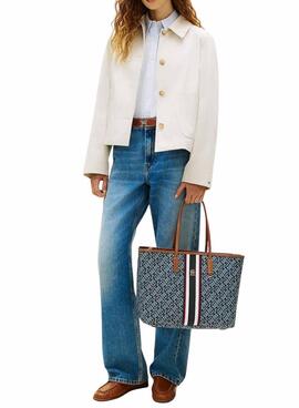 Sac Tommy Hilfiger Monoplay bleu pour femme