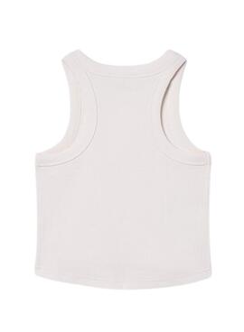 Débardeur Mayoral blanc à bretelles pour fille
