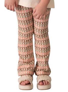 Ensemble de fleurs orange imprimées pour fille