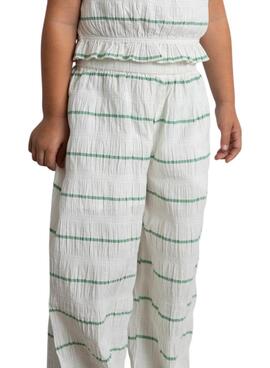 Ensemble Mayoral à rayures menthe pour fille