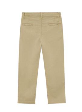 Pantalon Chino Mayoral beige avec cordon pour garçon