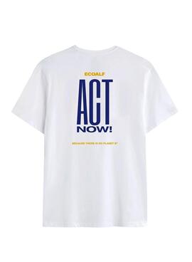 T-shirt Ecoalf Act blanc pour homme