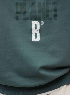 Sweatshirt Ecoalf Bardera verte pour homme