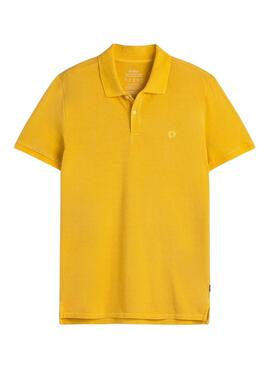 Polo Ecoalf Tedan jaune pour homme