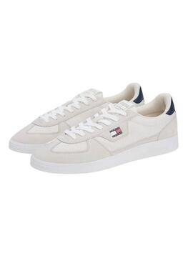 Chaussures Tommy Jeans Greenwich texture mixte gris pour homme