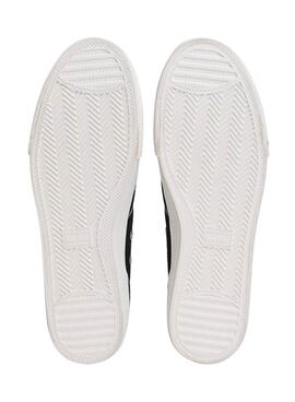 Chaussures Tommy Jeans Archive en toile noire pour homme