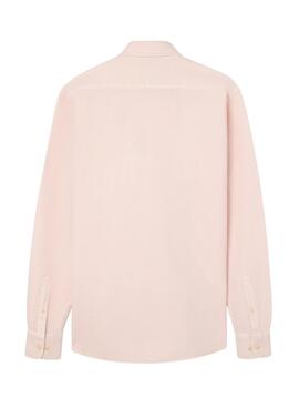 Chemise Silbon Sport corail pour homme