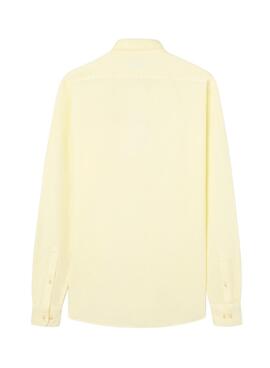 Chemise Silbon Sport jaune pour homme