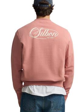 Sweatshirt Silbon Summer Coral pour homme