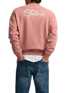 Sweatshirt Silbon Summer Coral pour homme