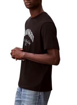 T-shirt Calvin Klein Jeans March noir pour homme