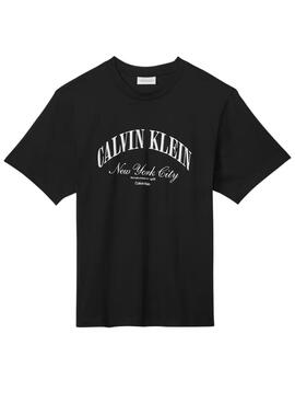 T-shirt Calvin Klein Jeans March noir pour homme