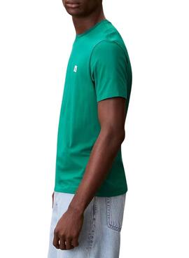 T-shirt Calvin Klein Jeans 30S vert pour homme