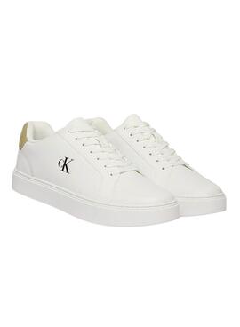 Chaussures Calvin Klein Jeans Classic Cupsole blanches pour homme