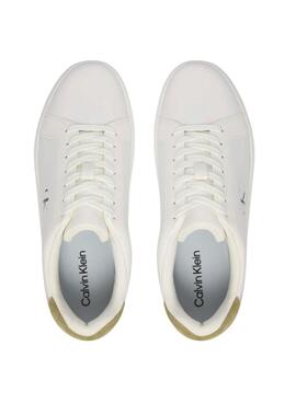 Chaussures Calvin Klein Jeans Classic Cupsole blanches pour homme
