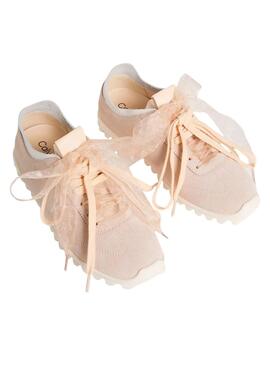 Chaussures Calvin Klein Jeans Laces roses pour femme