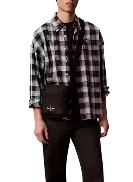 Sacoche Calvin Klein Jeans Bold Reporter noir pour homme