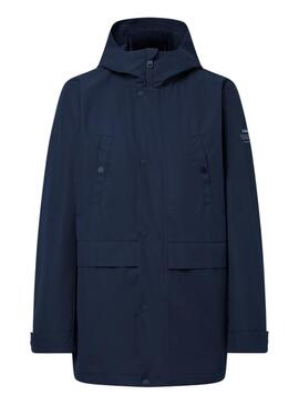 Veste Ecoalf Gab bleue pour homme