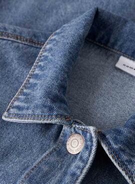 Veste en jean bleu moyen pour fille de la marque Name It.