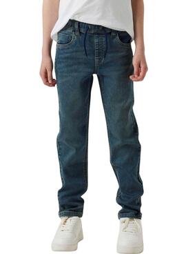 Pantalon bleu marine Name It pour garçon